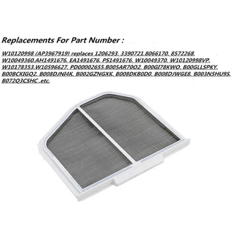 

4Pcs W10120998 Dryer Lint Screen Filter for Whirlpool, Kenmore, Roper & Sears Dryers