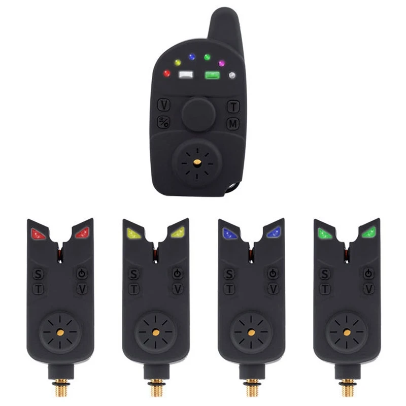 

Electronic Fishing Alarm Waterproof Fishing Bite Sound Bell Alarm for Fishing Rod Wireless Digital Bite Indicator Kit