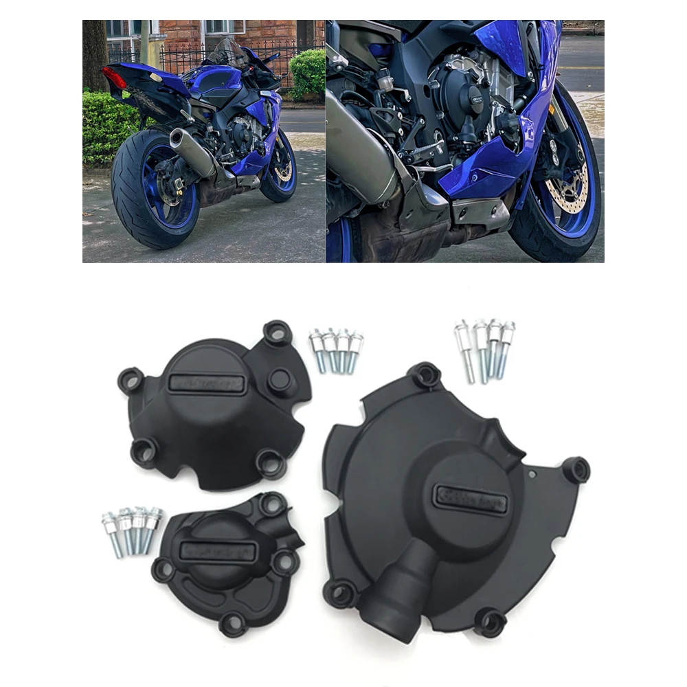 

Аксессуары для мотоциклов Защита корпуса статора двигателя защитная крышка комплект для Yamaha YZF R1 R1M R1S Φ 2015-2020
