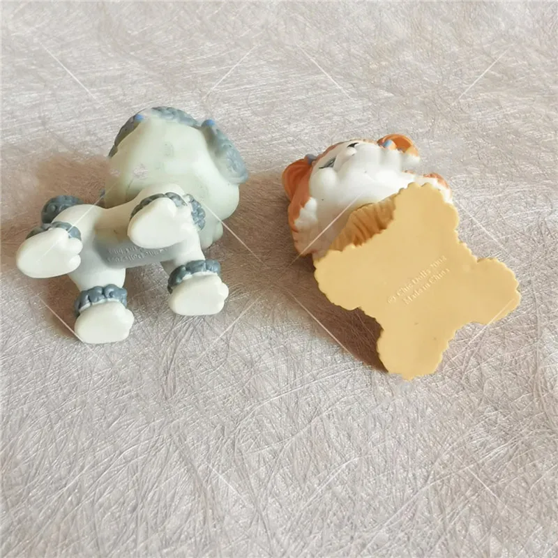 8 шт./лот редкая аниме мультяшная собачья лапа щенок Пудель модель Фигурки