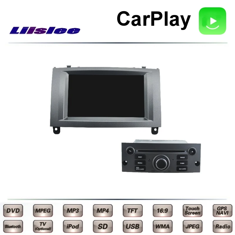 LiisLee для PEUGEOT 407 2004 2005 2006 2007 2008 ~ 2012 Автомобильный мультимедийный ТВ DVD GPS Радио Carplay