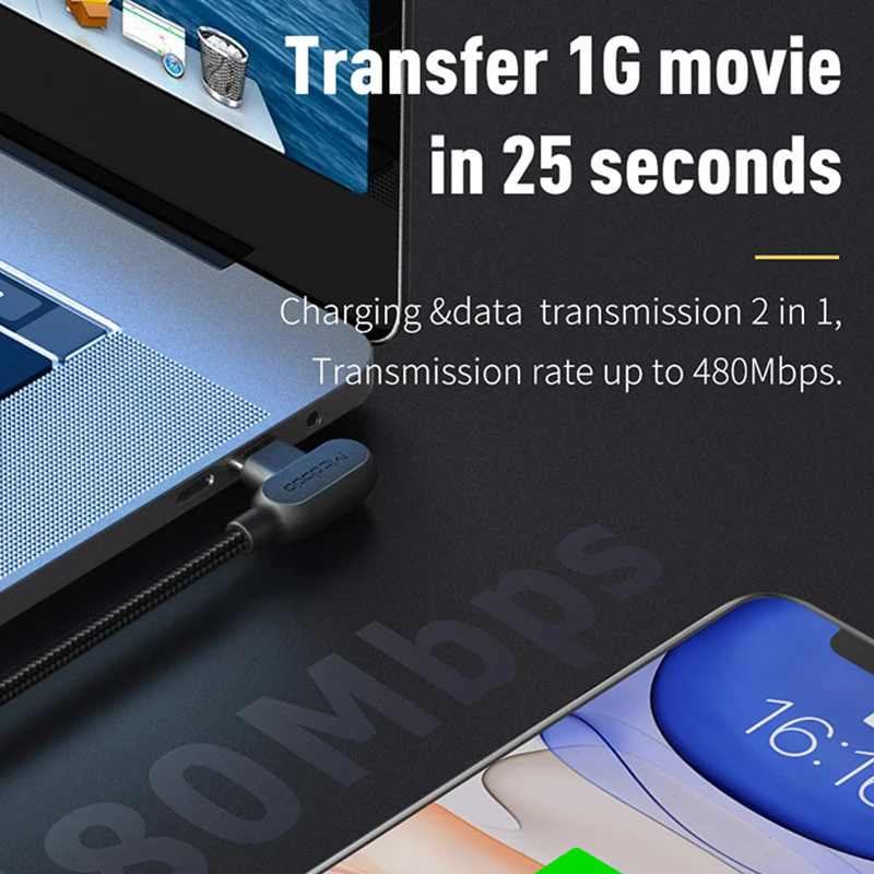 Mcdodo 18 Вт PD кабель для быстрой зарядки iPhone XS Max XR X 8 Plus iPad Type C Lightning Кабель USB Macbook