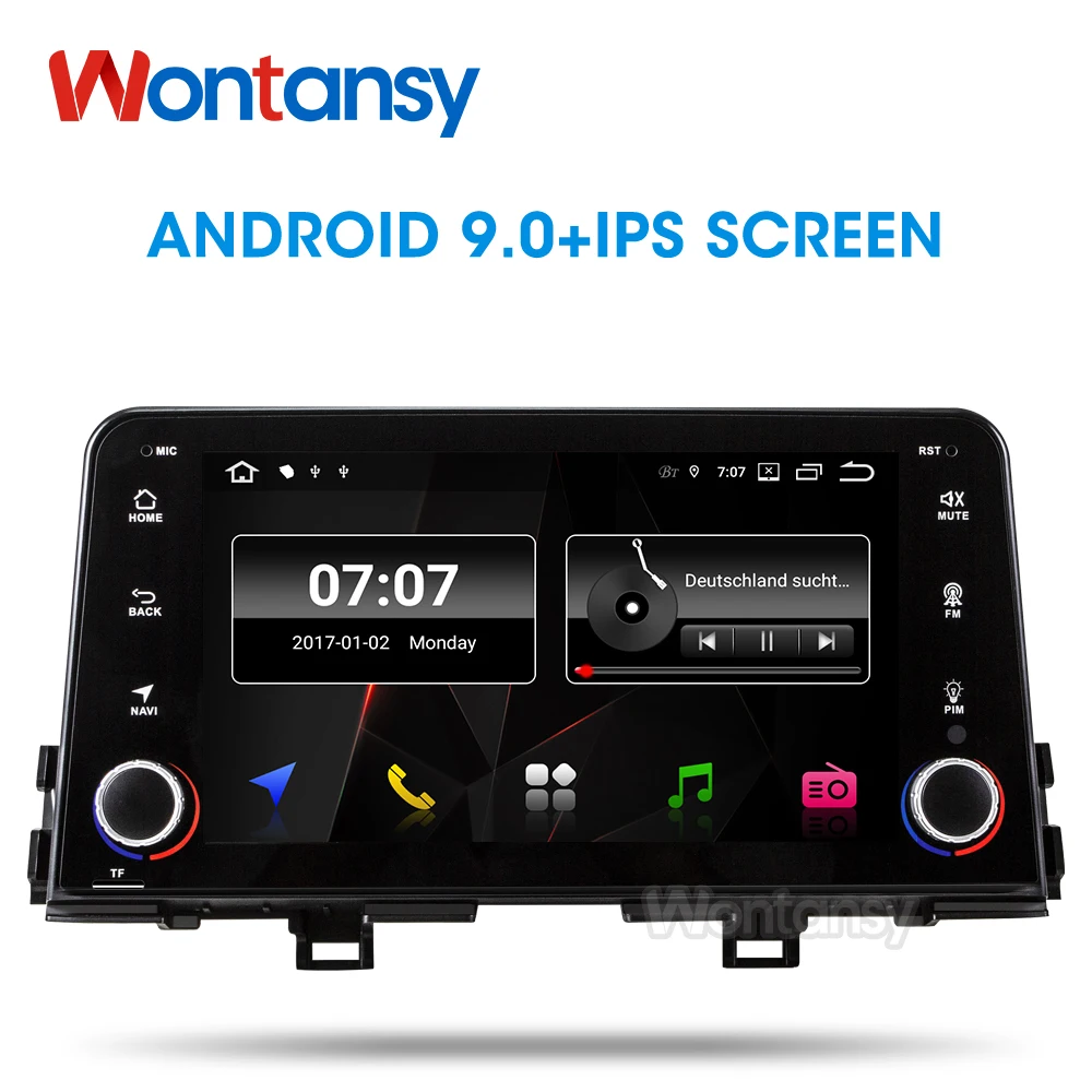 Android 9 0 PX30 автомобильный dvd для Kia Picanto 2017 2018 GPS навигация мультимедийный плеер