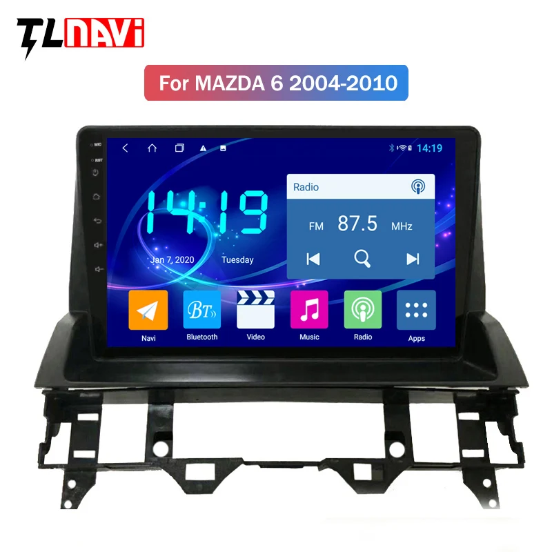 4 Гб + 64 ГБ Android 10 автомобильный dvd для Mazda 6 радио 2002 2008 Мультимедиа GPS Радио Стерео gps