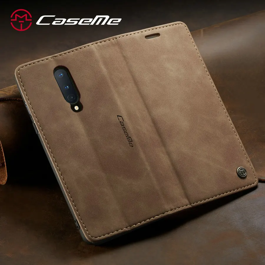 Чехол книжка с магнитной застежкой для Oneplus 7 Pro кожаный чехол бумажник OnePlus