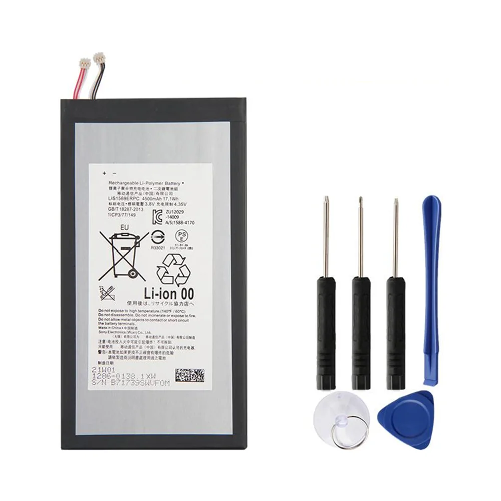 

Original Replacement Tablet Battery LIS1569ERPC For SONY Xperia Z3 Tablet Compact Rechargable Batteries 4500mAh With Free Tools