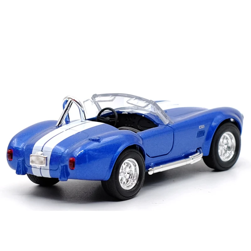 Модель автомобиля WELLY 1:36 1965 shelby cobra 427 в ретро стиле литая модель из сплава игрушка