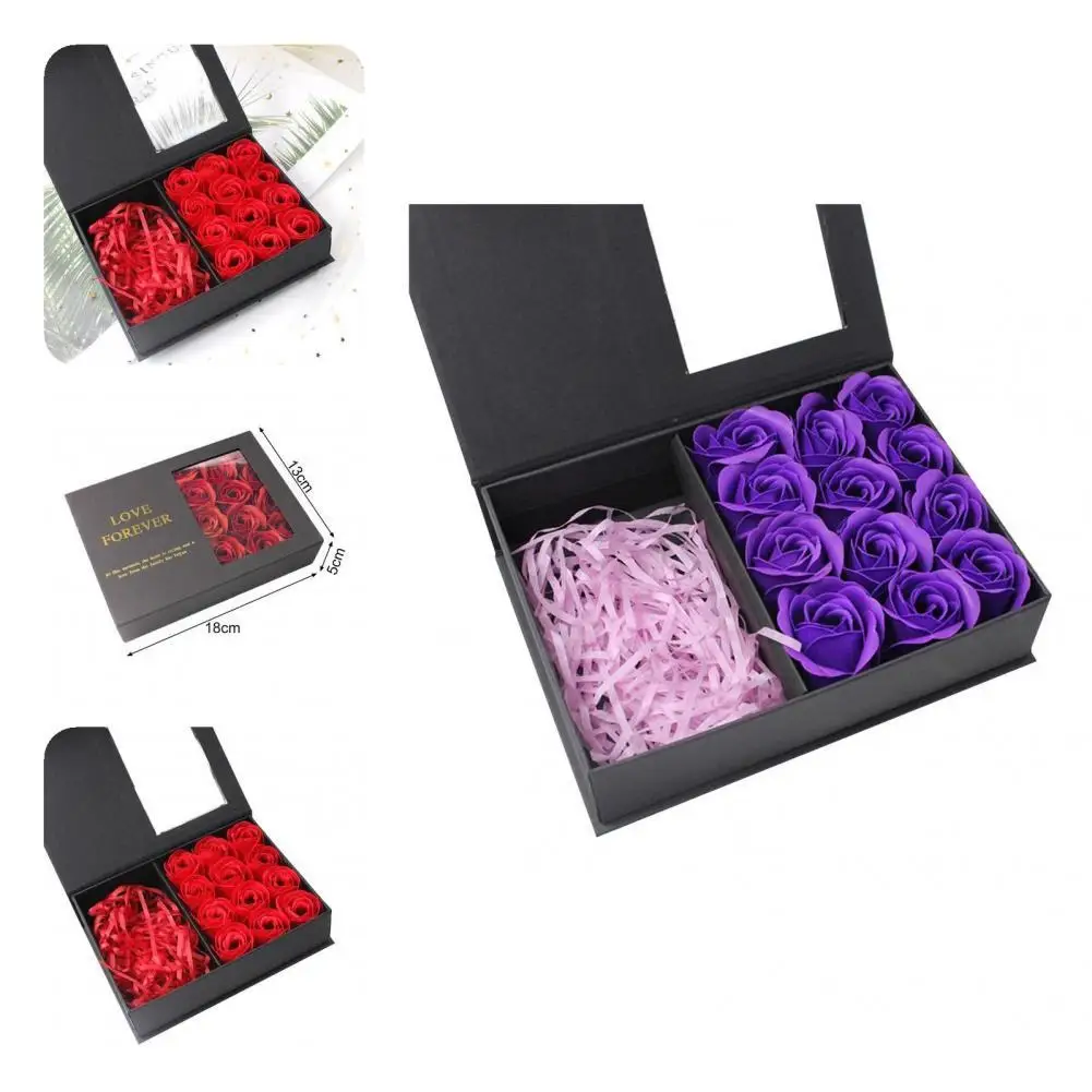 

Цветочная Подарочная коробка, Цветочная коробка, легкая инновационная декоративная Реалистичная Коробка для мыла и цветов