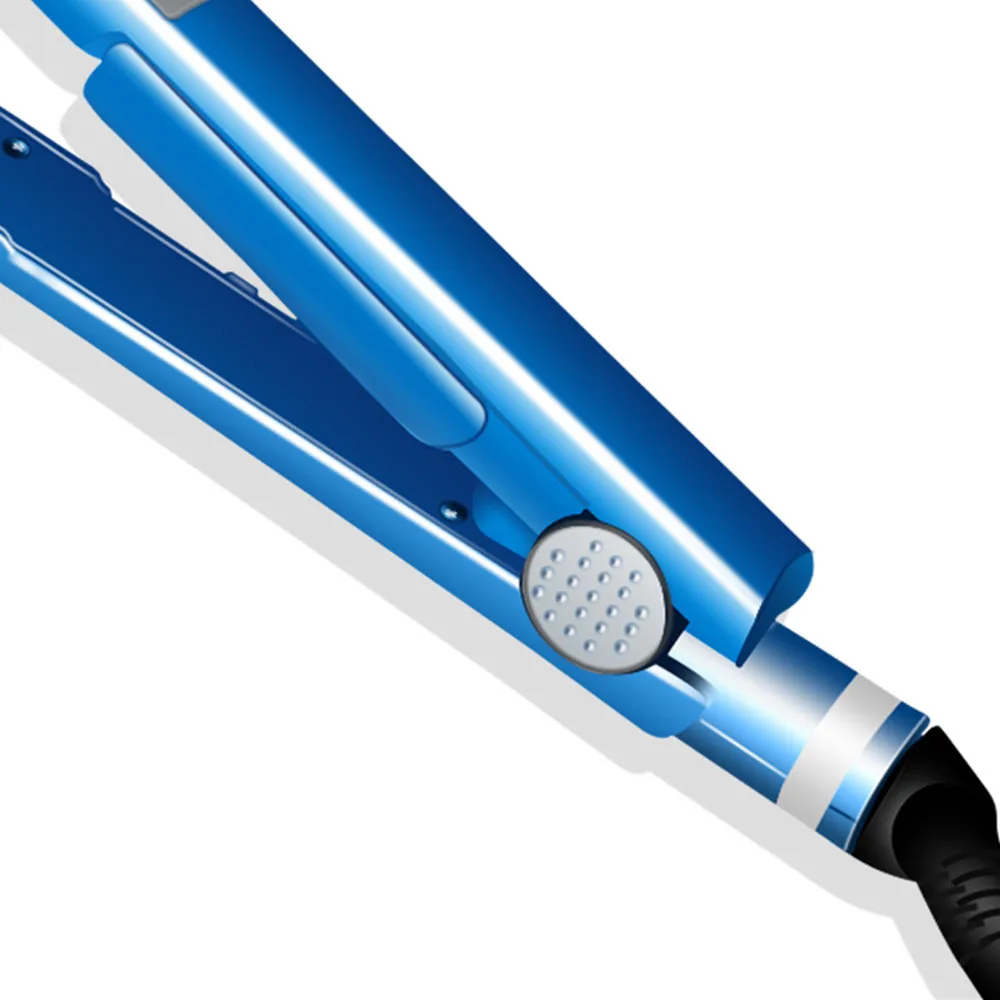 Керамический u образный выпрямитель для волос нано титановый инструменты