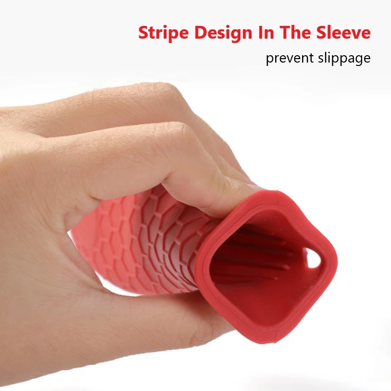 

Saucepan Holder Sleeve Slip Cover Grip Cookware Parts Cookware Parts Silicone Pot Pan HandleTools Kitchen Accessories Household