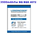 Аккумулятор высокой емкости LOSONCOER 3500 мА  ч, для BQ BQ-4072, BQS 4072, 4072