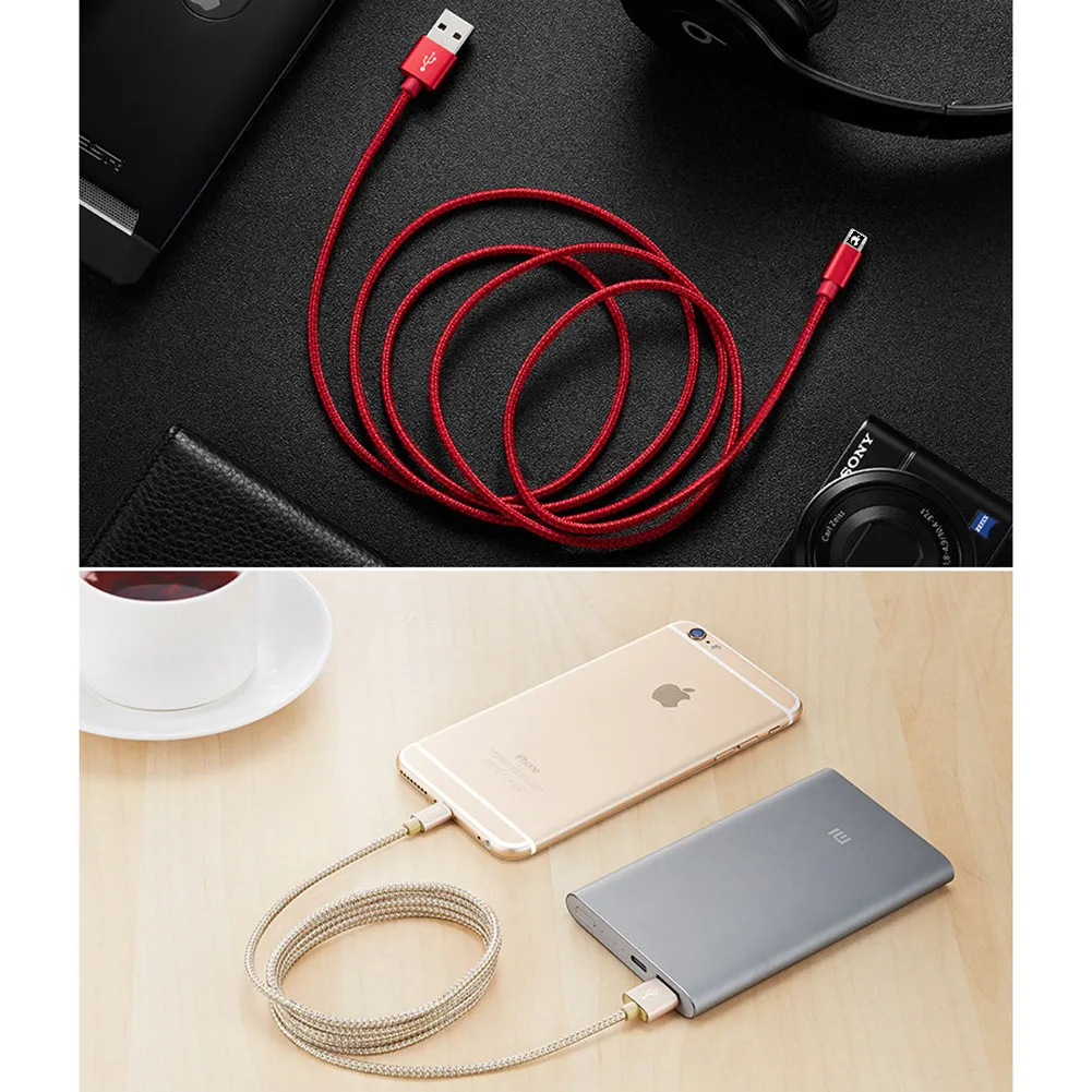 Кабель Lightning 3 м удлиненный нейлоновый Плетеный iPhone Android type c кабель зарядного