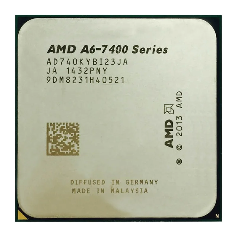 

AMD A6 7400K A6-7400K A6 7400 CPU 3.5GHz 65W Socket FM2+ Dual-Core Desktop CPU Processor AD740KYBI23JA