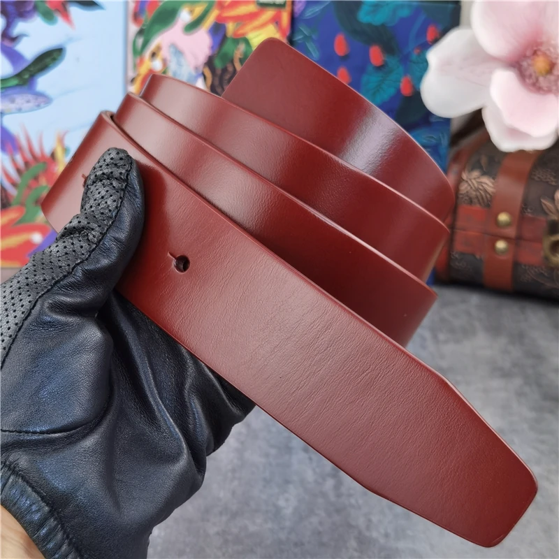 

38MM Luxury Men Belt Without Belt Buckle Genuine Leather Belts For Men Ceinture Homme Waist Leather Belt Men 105-125CM SP02