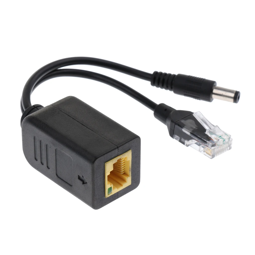 IEEE 802.3af PoE сплиттер питания по Ethernet 24 В to12V кабель адаптер POE