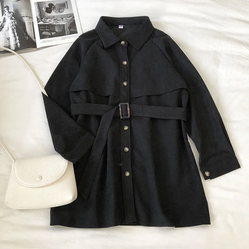 Gaganight винтажная однотонная женская Длинная блузка Повседневная Свободная