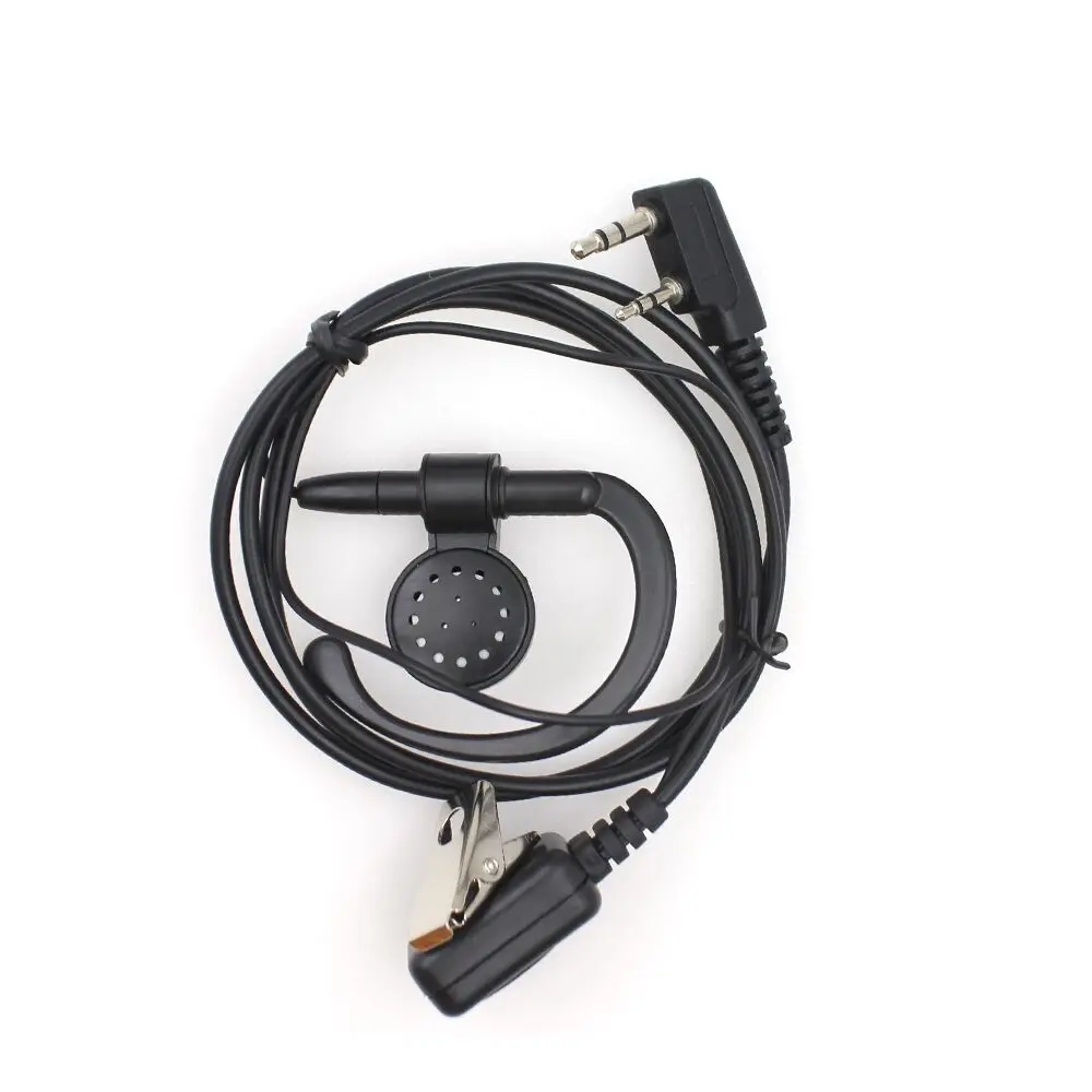 2 шт. G-образные наушники-вкладыши наушники толстый плетеный провод рация