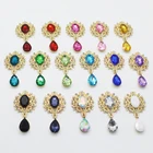 Набор декоративных пряжек для вечерние разы, цинковый сплав, 10 шт.