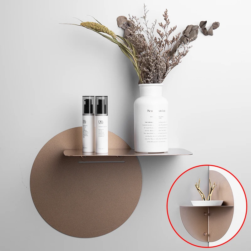 Полка для ванной черная из нержавеющей стали скандинавские спальни гостиной