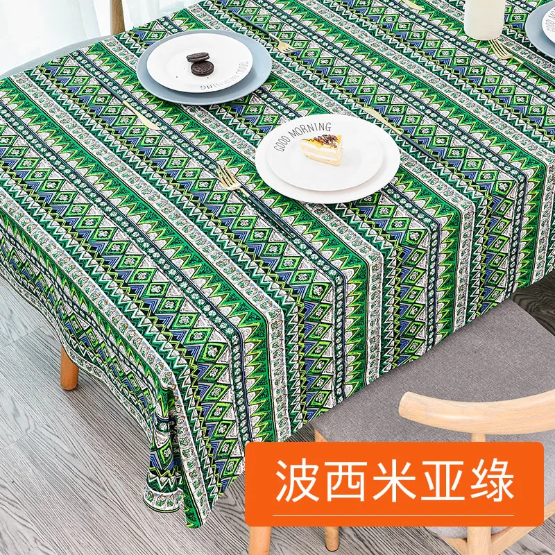 New Ethnic Style Tablecloth Home Living Room Cafe Retro Coffee Table Rectangular Waterproof | Дом и сад