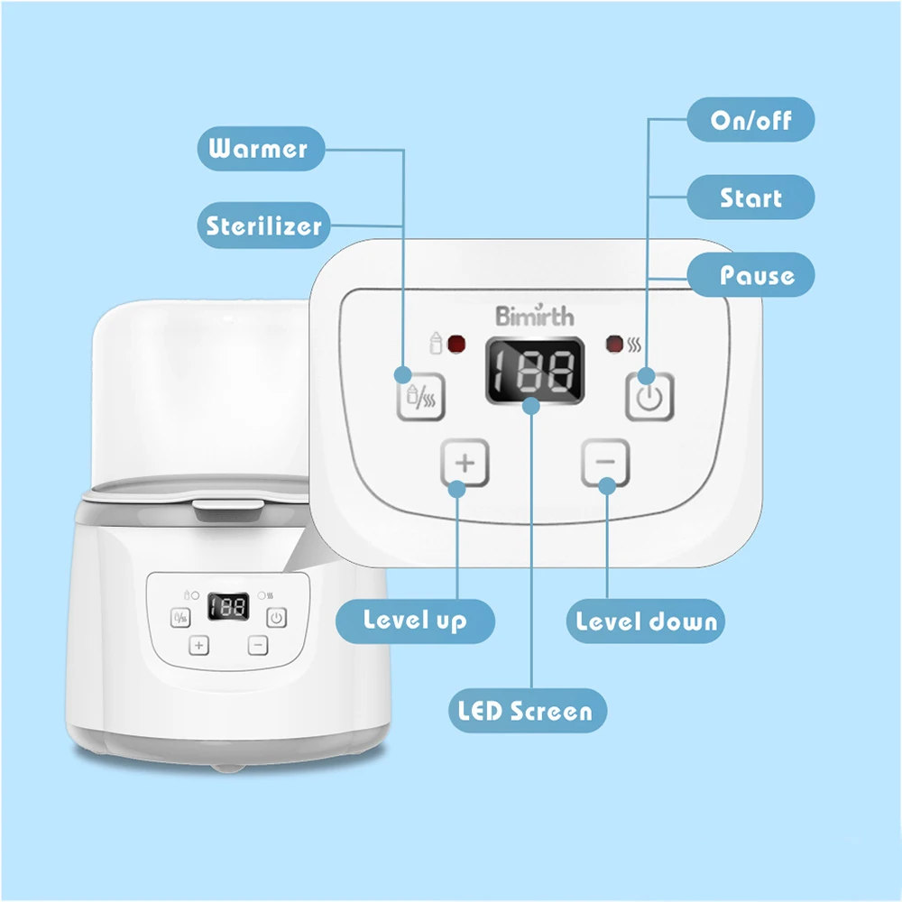 Подогреватель молока Универсальный двойной стерилизатор бутылки для кормления