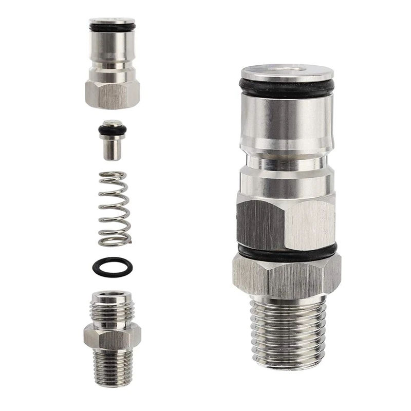 ABUI-1/4 дюйма Мужской Npt шестигранный сосок газовый шар замок с Poppers шаровой замок Адаптер для пивоварения пива