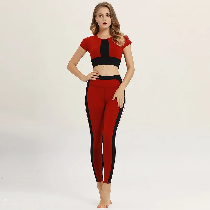 

Hot Sale Women Gym Suit Yoga Leggings High Quality Women Sports Yoga Pants Gym Clothing Yoga Clothing Women Yoga Set