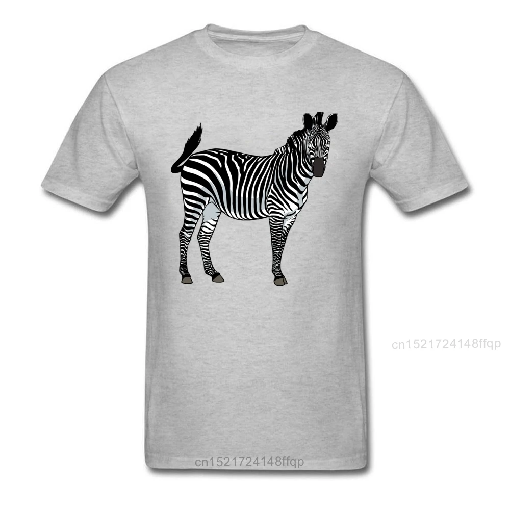 Модные черно белые мужские топы с принтом зебры Футболки короткими рукавами
