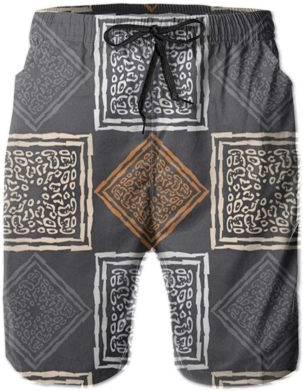 

Мужские повседневные шорты, этнические пляжные шорты в стиле бохо с Леопардовыми пятнами и 3D принтом, пляжные шорты с сетчатой подкладкой и ...
