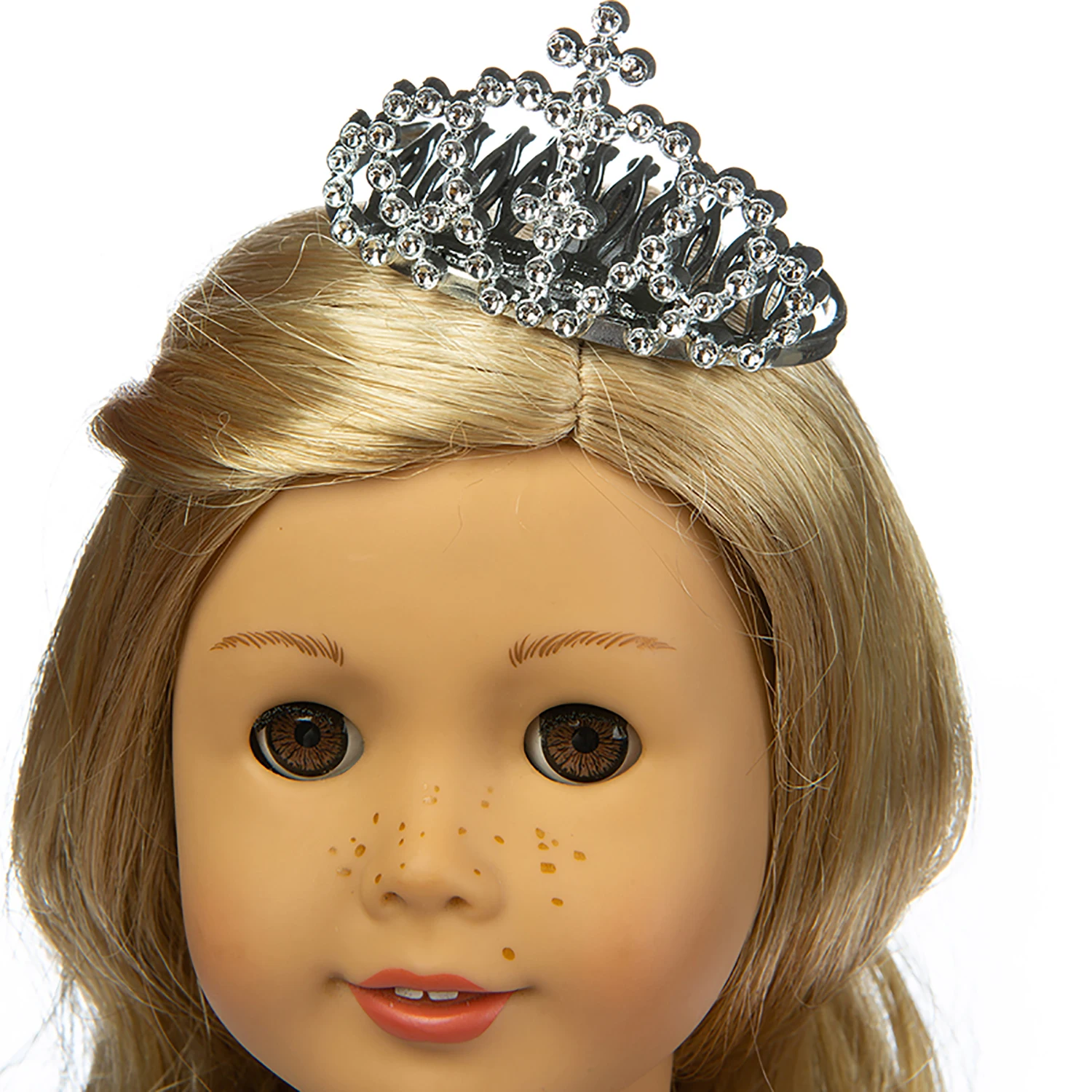 

D&B Doll Clothes Wedding Dress Crown Suit Fit 17 inch 43cm Doll Clothes For Baby Birthday Festival Gift