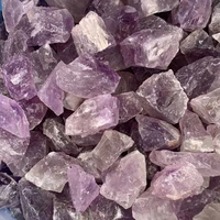 100g natural crystal stone amethyst irregular rough rock tumbled crushed stone reiki healing quartz crystal home decor crafts