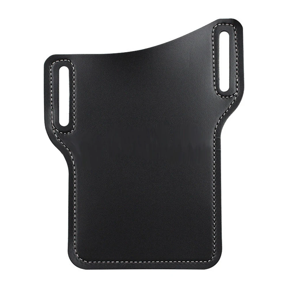 

Universal Men Cellphone Loop Holster Case Belt Waist Bag Props Leather Purse Phone Wallet Purse Retro Short Wallet