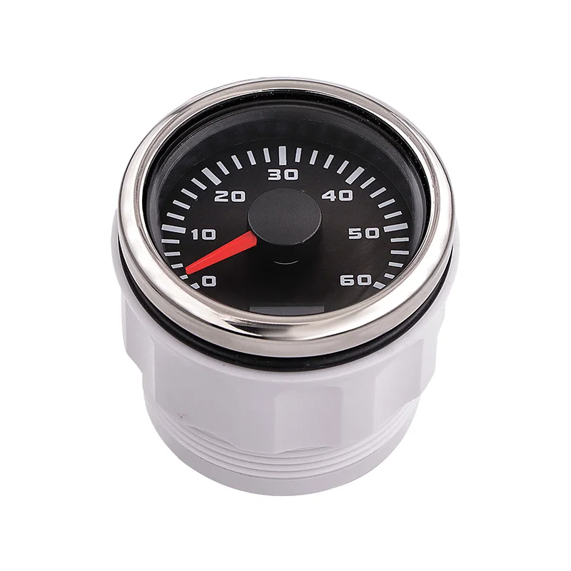 Тахометр автомобильный 52 мм водонепроницаемый 6000 об/мин счетчик часов ЖК дисплей