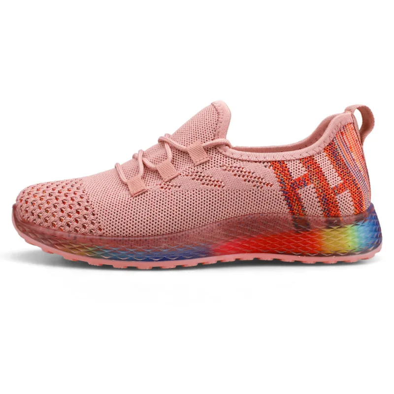 Дышащая теннисная обувь для женщин удобная спортивная тренажерного зала уличные