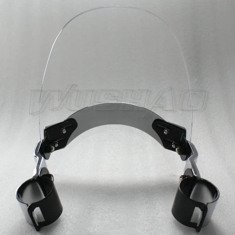 Ветровое стекло ветровой экран для 1985-2007 Yamaha V-max Vmax 1200 VMX1200 Virago XV 250 535 XV535 XV250 фиксированное переднее вилочное крепление экрана