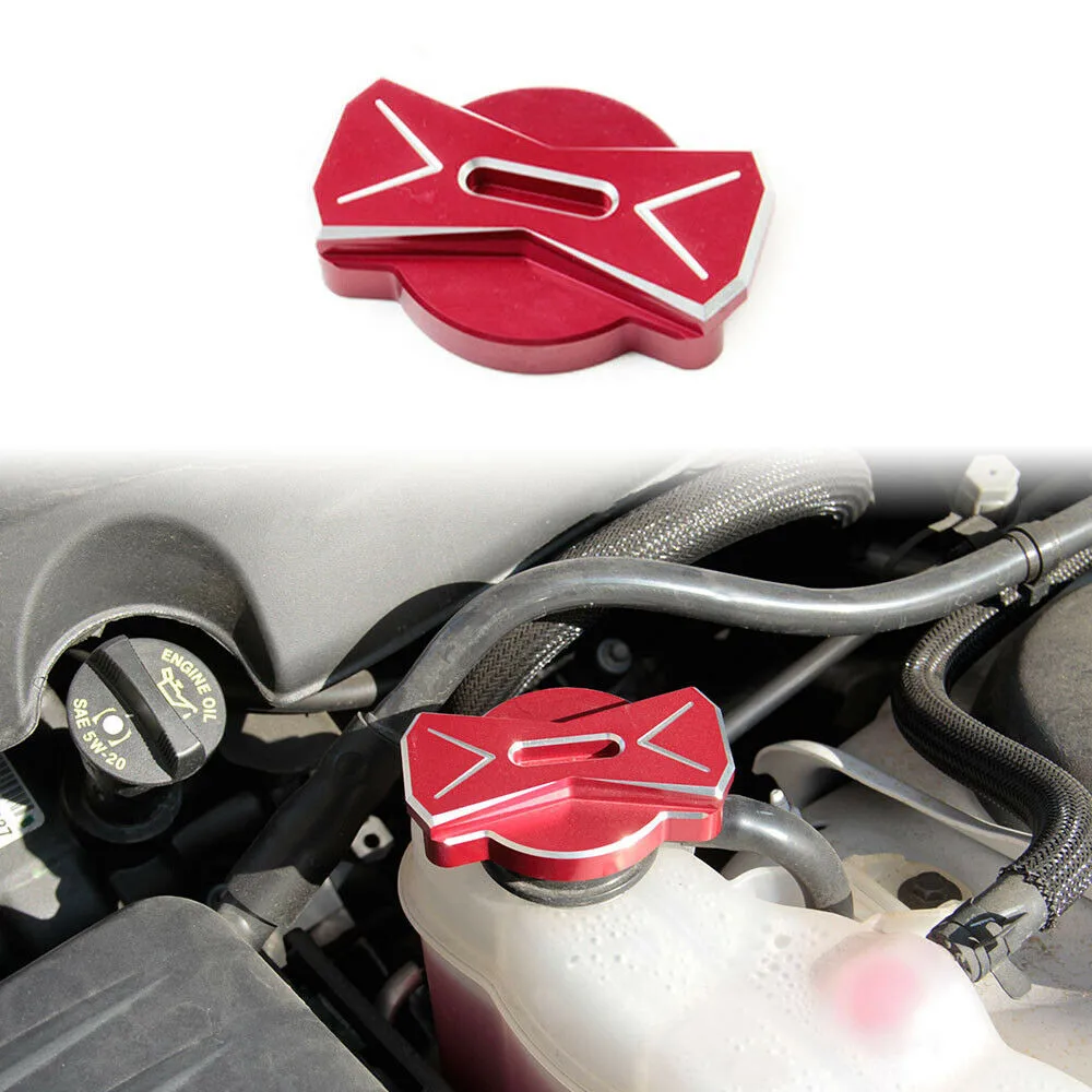 

1Pcs Car Radiator Cap Cover Trim Styling High Class And Fashion Decor Style For Dodge Challenger Charger 2011-2021