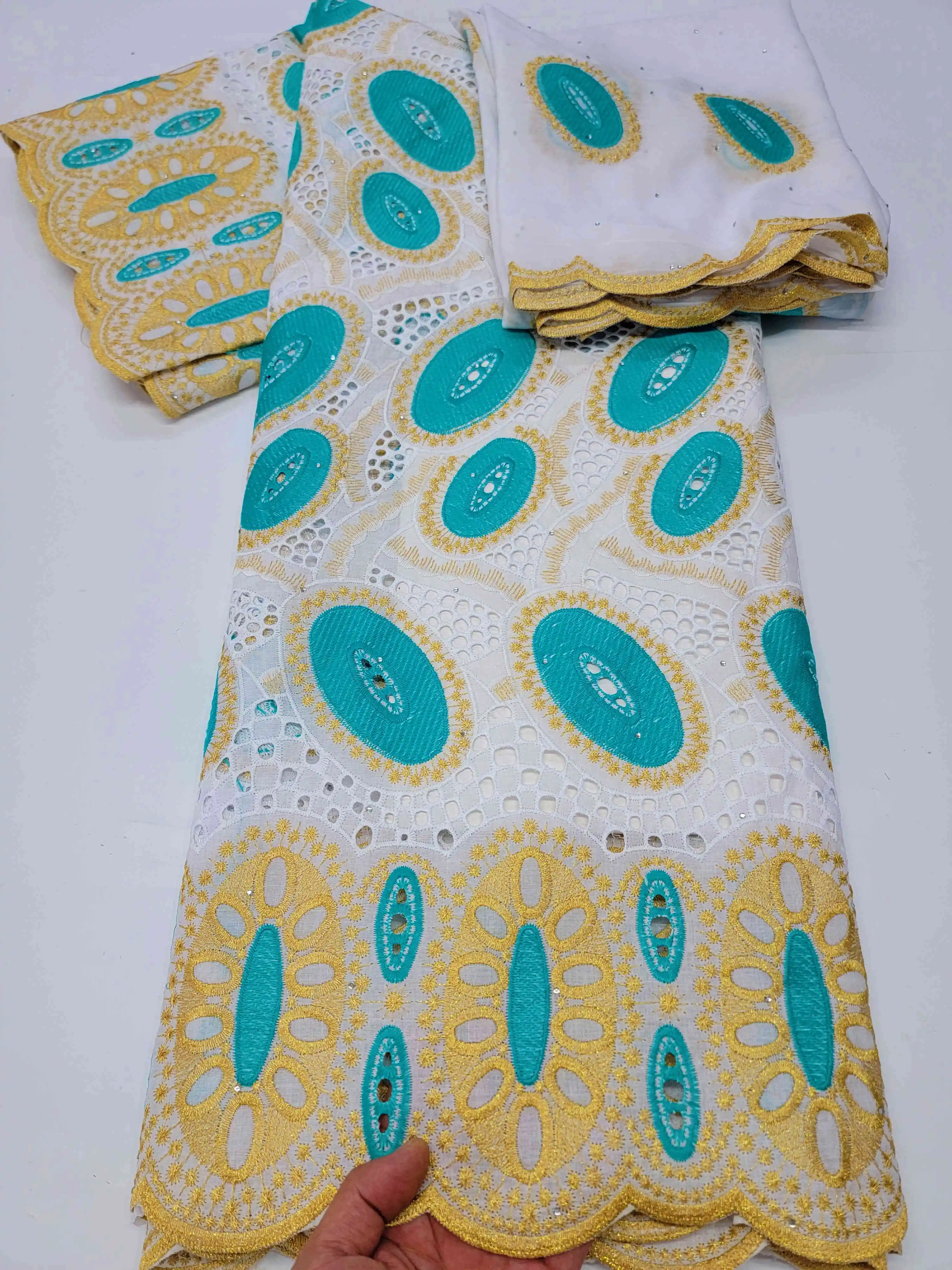 7 ярдов швейцарская вуаль кружево в Швейцарии ткань из Дубая африканская