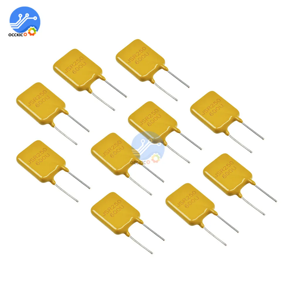 10 шт. 0.65A250V 650mA полипереключатель перестраиваемый предохранитель поли