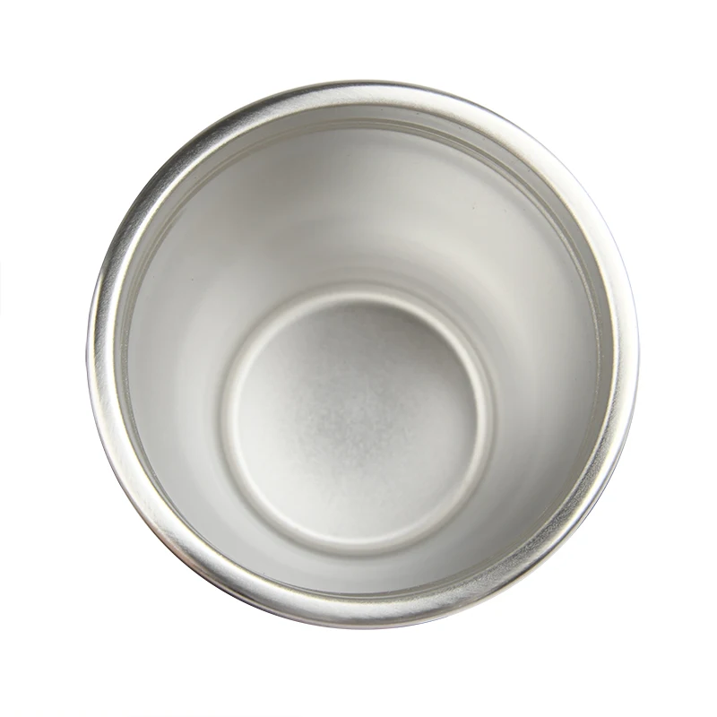 2 цвета креативная кружка из нержавеющей стали кофейная чашка для чая с молоком 24