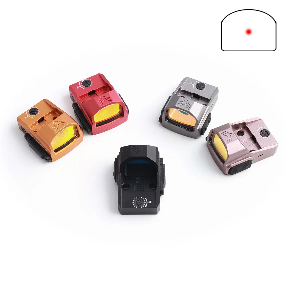

NEW P2 Tactical Micro 1x22 Red Dot Sight 3 MOA Reflex Sight Scope with Hight Mount RMR Optics for Pistol or Hunting Rifle