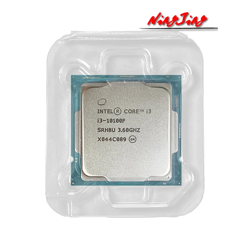 Процессор Intel Core i3-10100F i3 10100F 3 6 ГГц 4-ядерный 8-потоковый L2 = 1M L3 6m 65 Вт LGA 1200 новый в