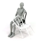 Кукольный дом 16 112 железный стул модель для кукольного дома мебель стул игрушка