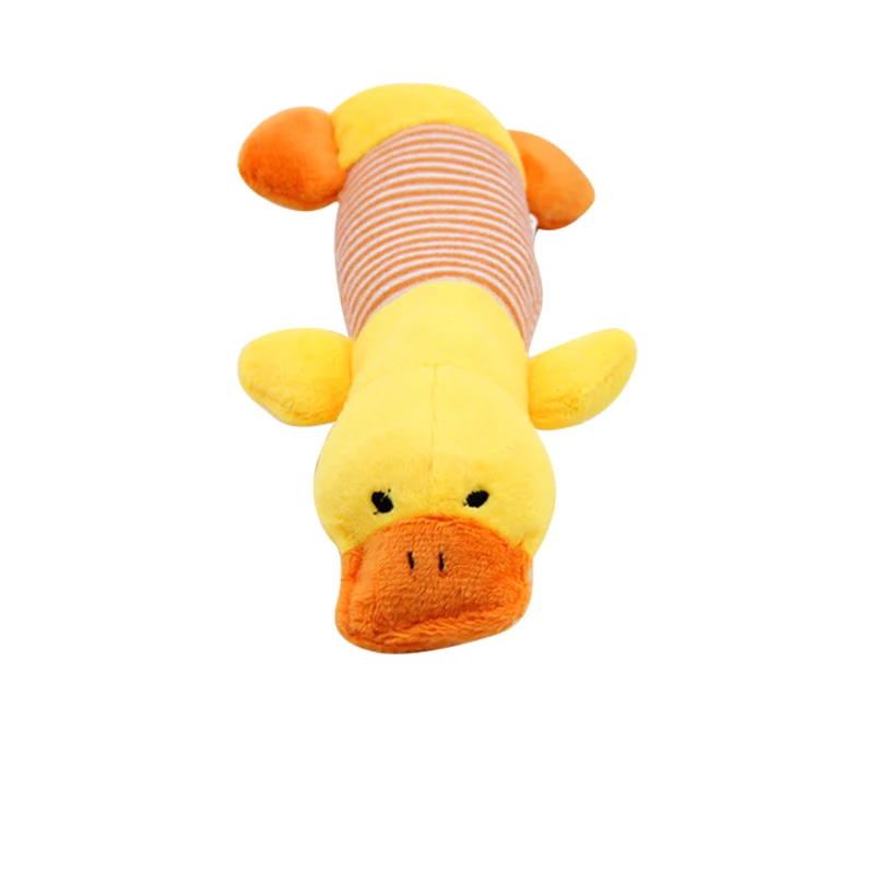 Забавная игрушка со звуком собака пищалка для собак утка свинья слон набивная