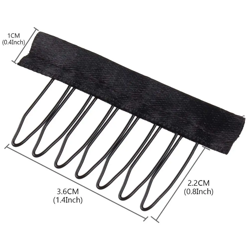 Парик из нержавеющей стали расчески для париков 10 шт./лот Заводская поставка