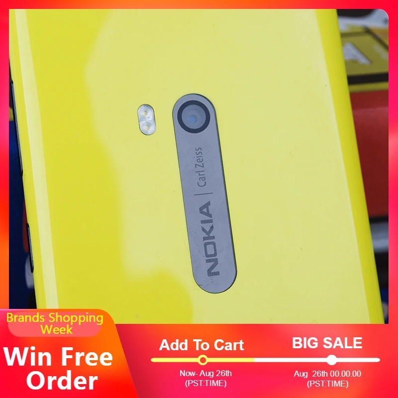 Оригинальный телефон Nokia Lumia 920 4 5 ''сенсорный WiFi NFC Gps 3GB 4G 32GB память 8MP камера