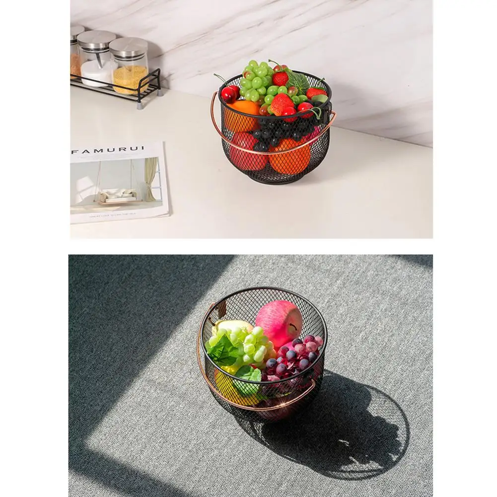 

Storage Case Stainless Steel Portable Fruit Basket