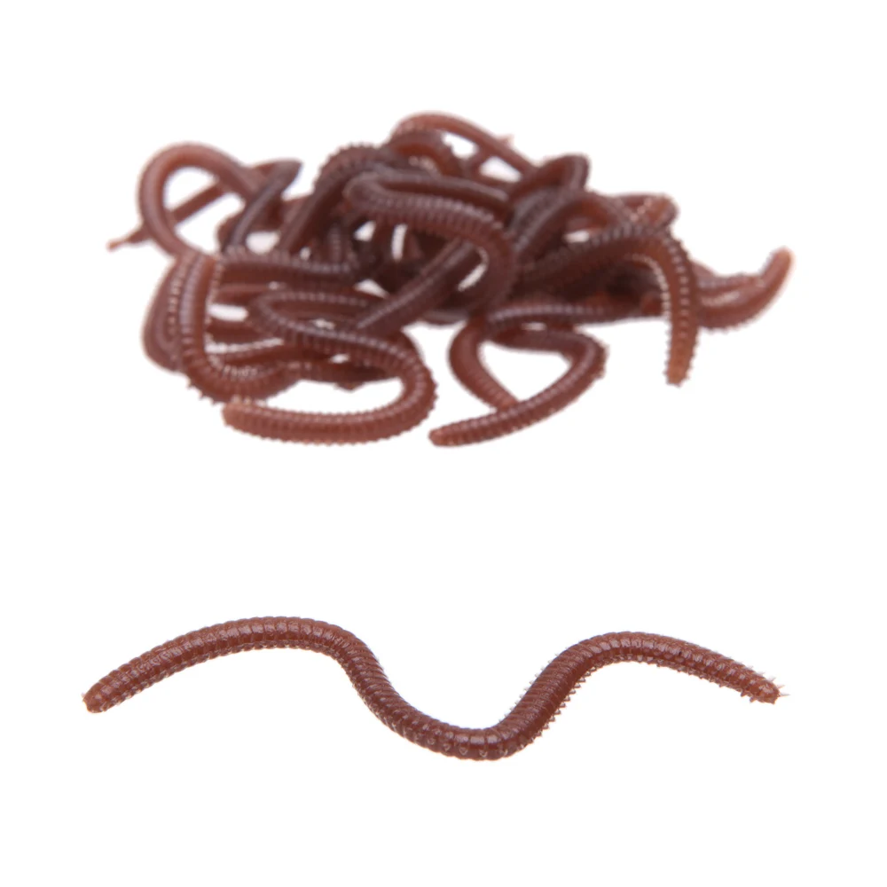 17pcs 10cm Soft Fishing Lure Isca Artificial Worms Baits Fishy Smell Lures with Box Pesca | Спорт и развлечения