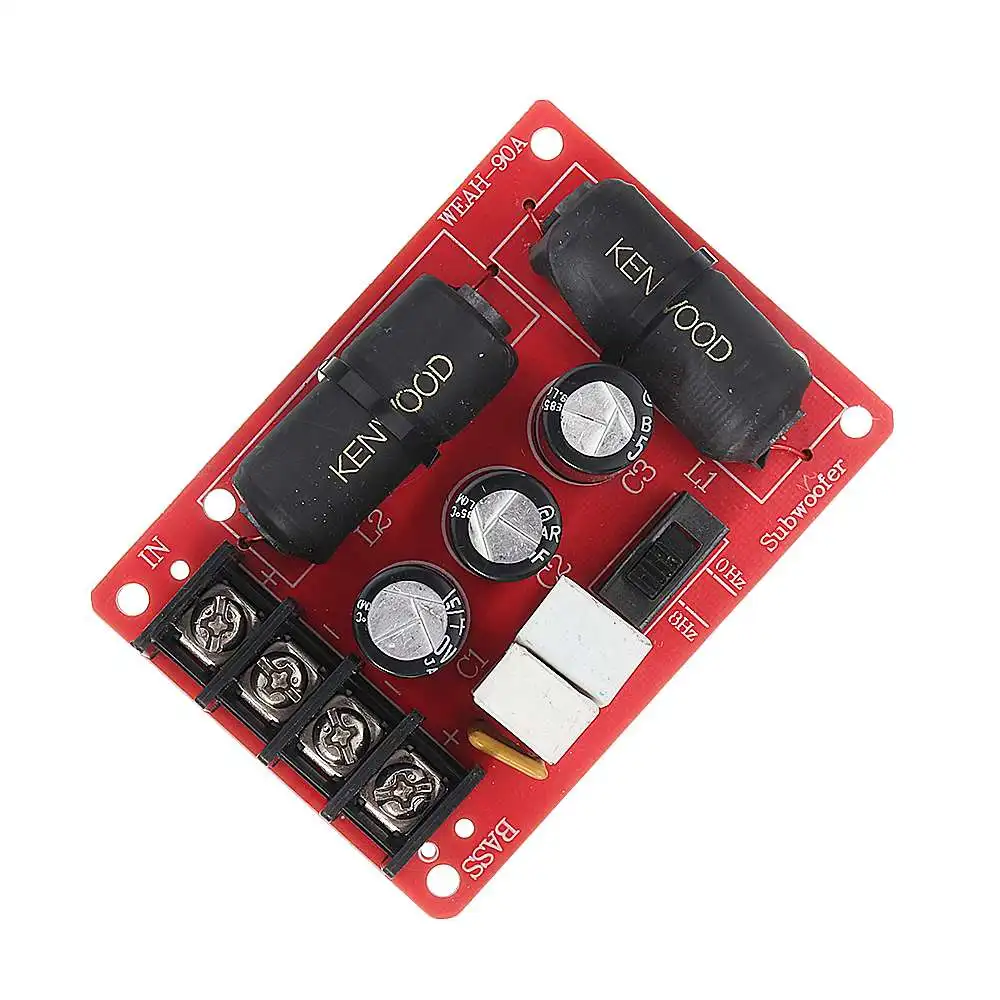 DIY 200 Вт аудио делитель частоты динамика модуль сабвуфера кроссовер Solderless бас Частотный модуль Делителя Частоты аксессуары для динамиков