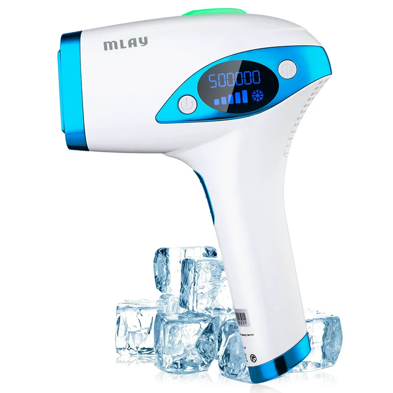 

T4 Laser Hair Removal Device Mlay Laser Hair Removal ICE Cold Painless Epilator 500000 Flashes IPL Hair Removal Home Use