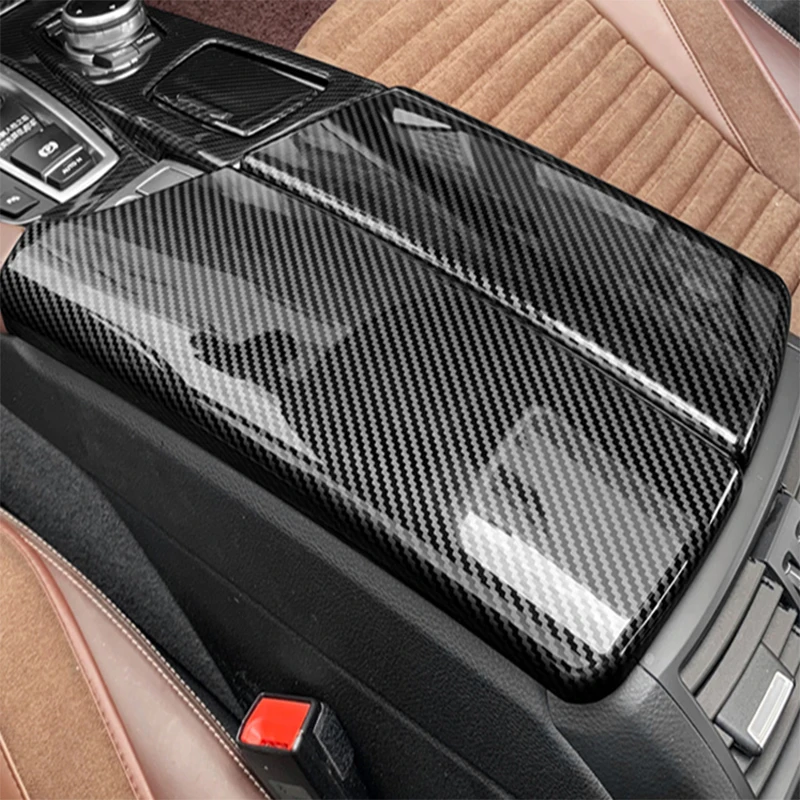 

Accessories For BMW 3 4 5 7 Series GT X5 X6 X7 E70 F10 F15 F30 G05 G20 G30 Car Stowing Tidying Armrest box Stickers Cover Trim